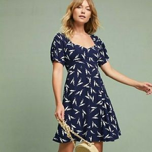 Maeve Blue printed dress